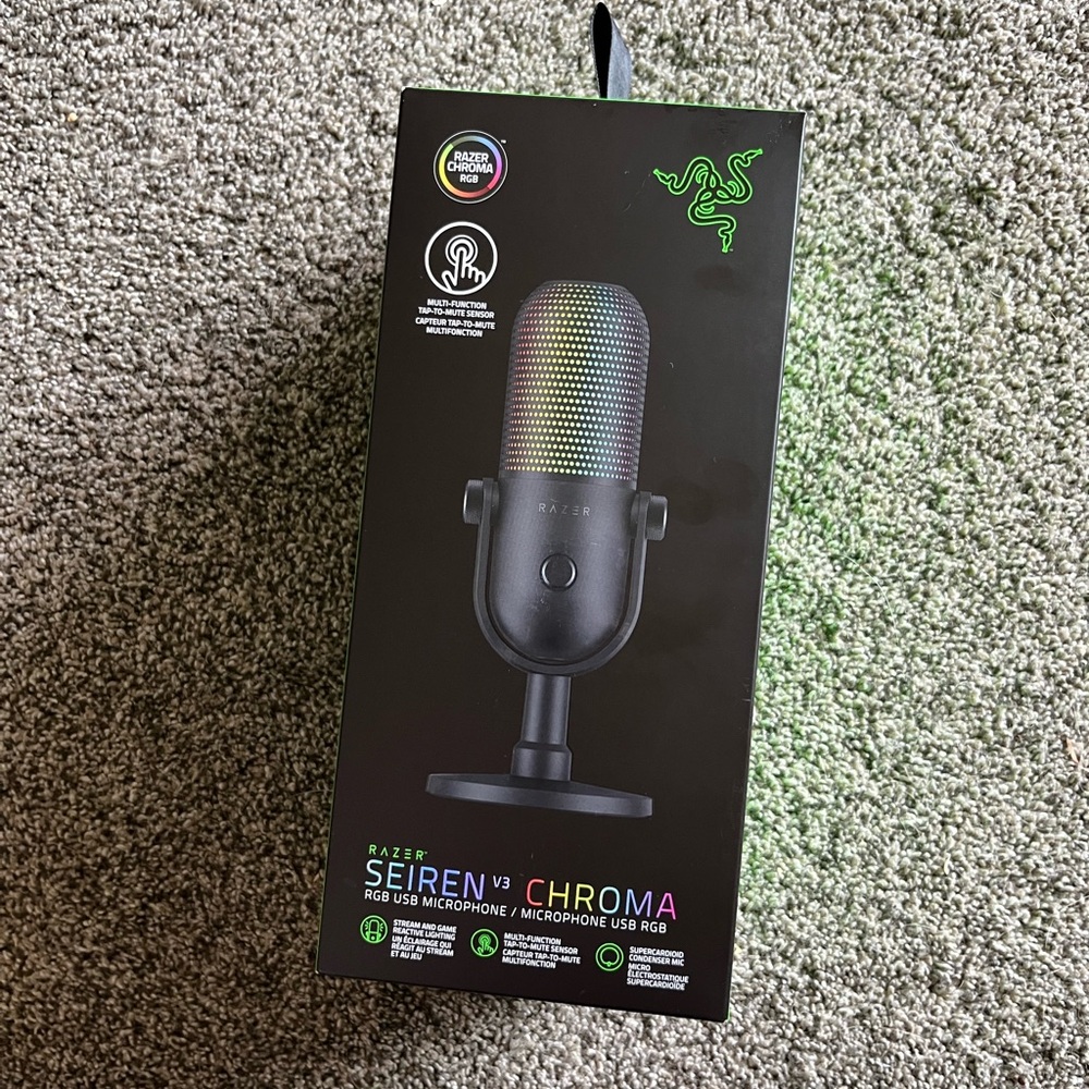 Razer Black USB Microphone for Streaming